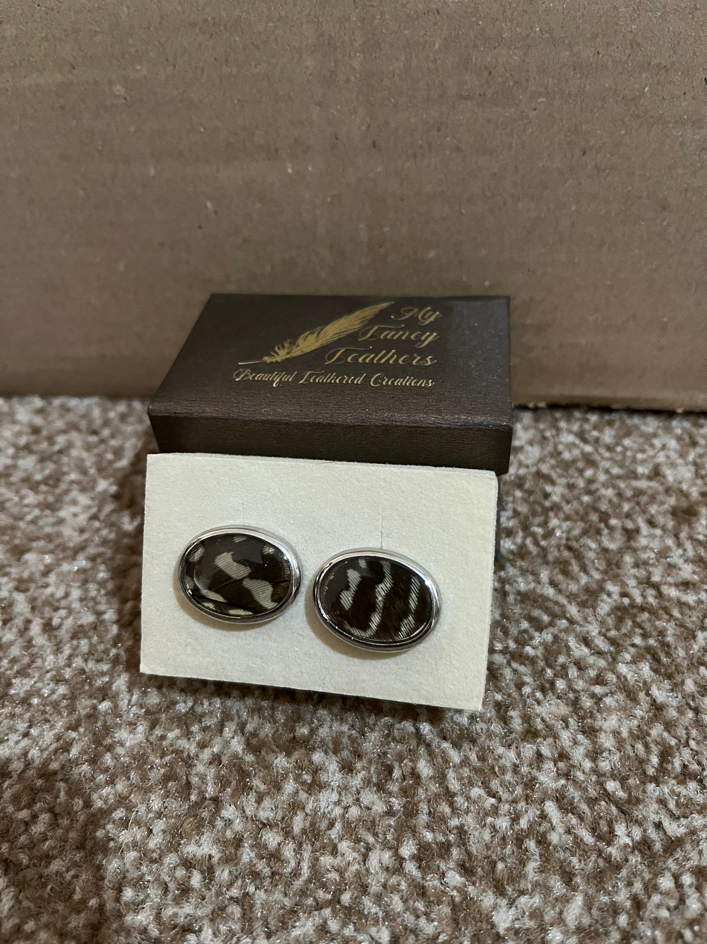 Guinea Fowl Cufflinks - Seconds