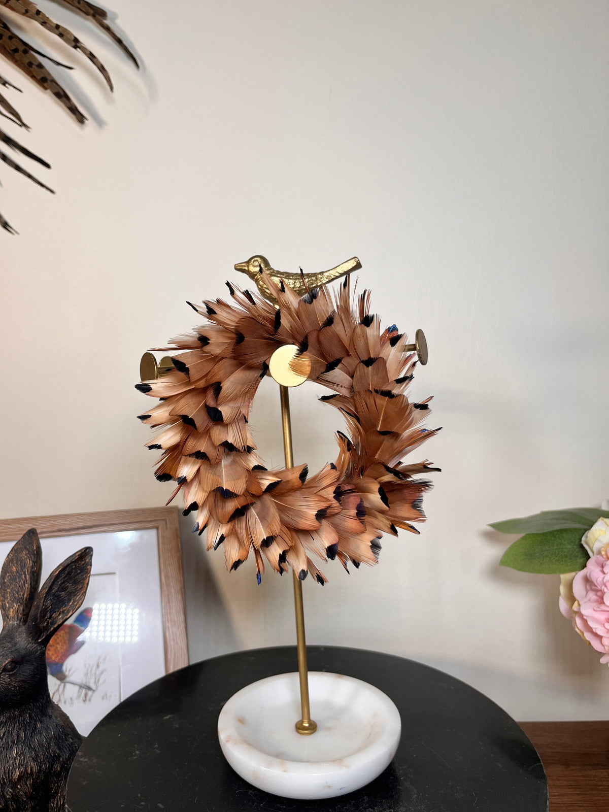 Small Feather Wreath