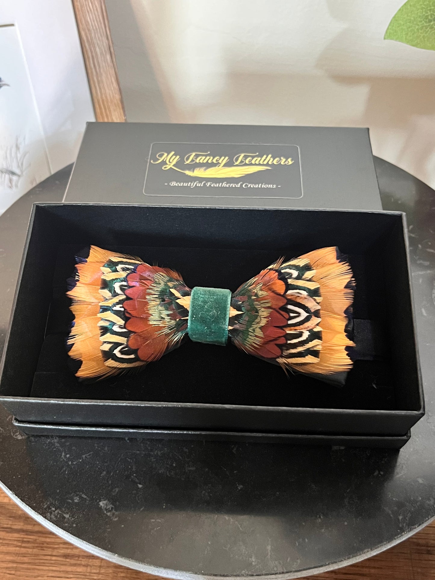 The Balmoral - Luxury Feather Bow Tie