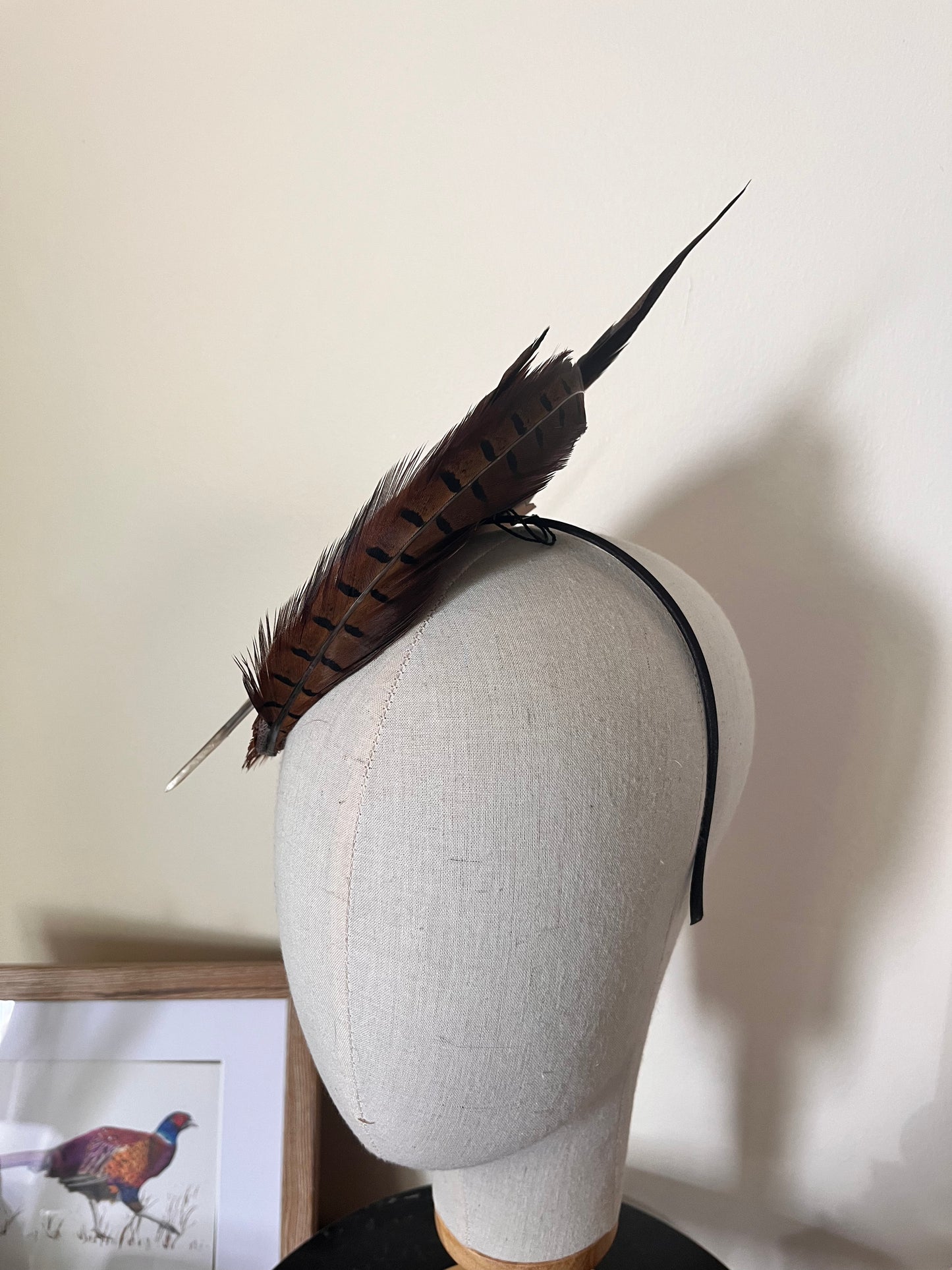 Pheasant Feather Fascinator