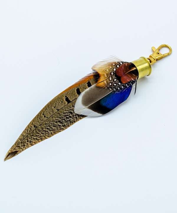 My Fancy Feathers Boot Tassels with mixed feathers.