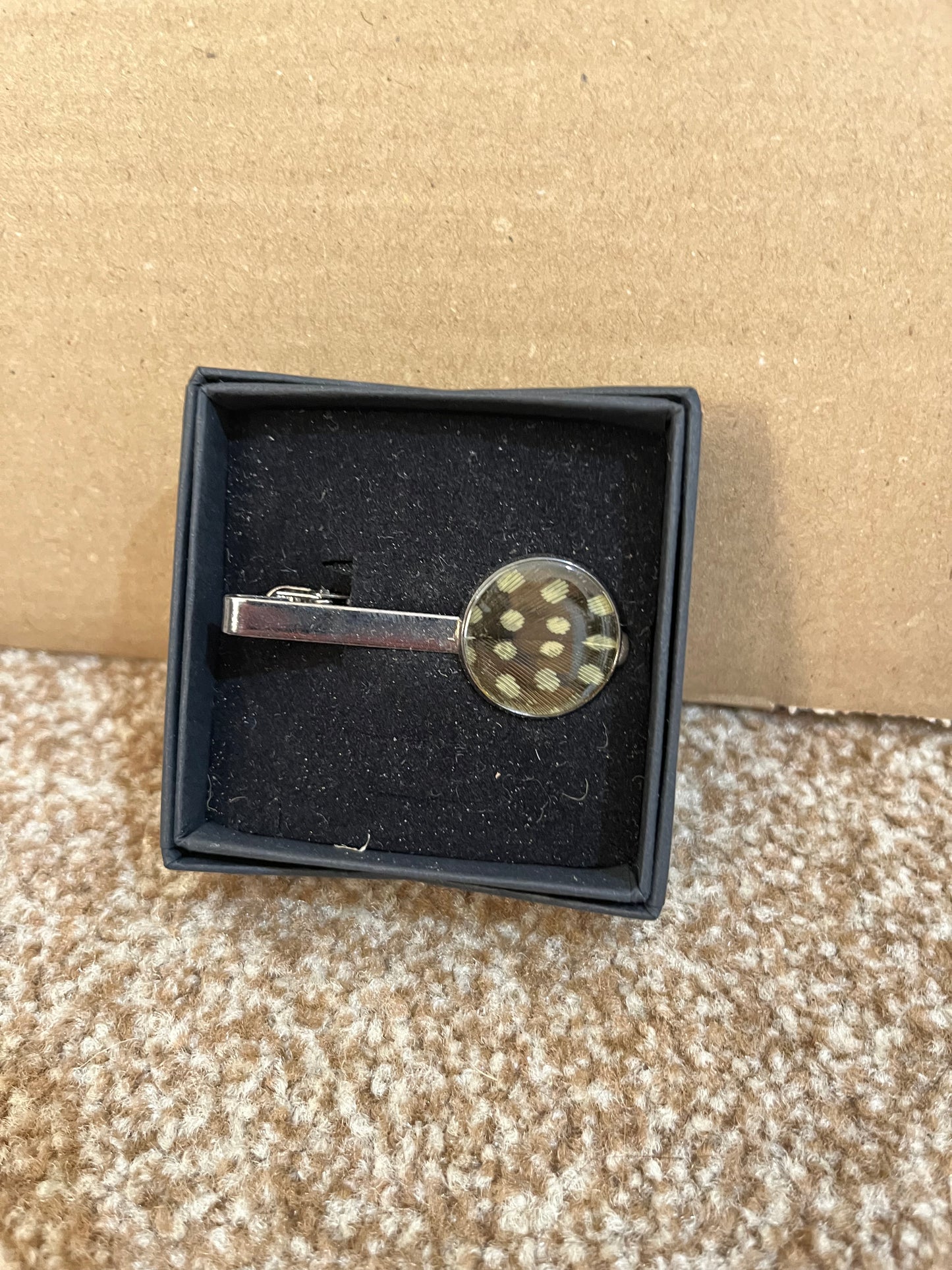 Guinea Fowl Tie Clip - Seconds