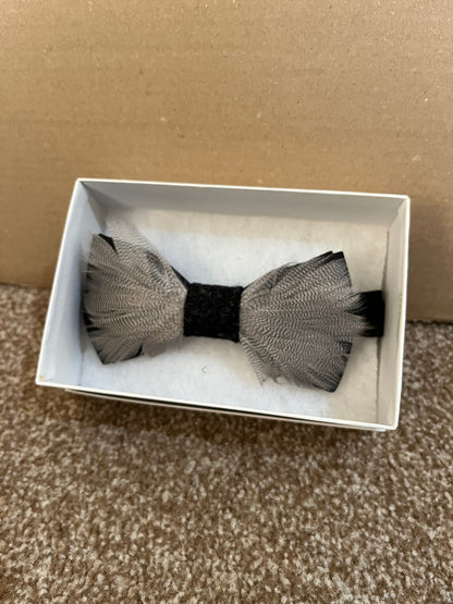 Duck Feather Bow Tie - Sample