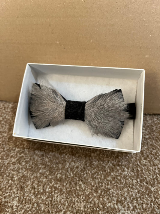 Duck Feather Bow Tie - Sample