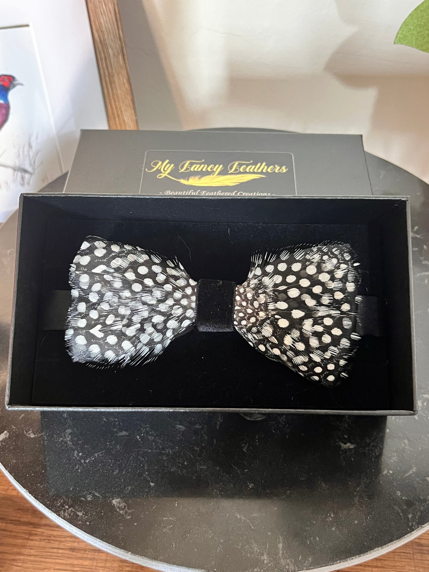 The Balmoral - Luxury Feather Bow Tie