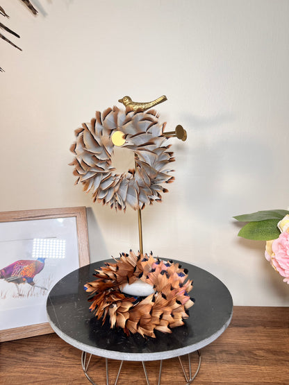 Small Feather Wreath