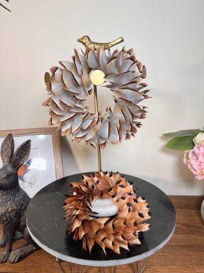 Small Feather Wreath