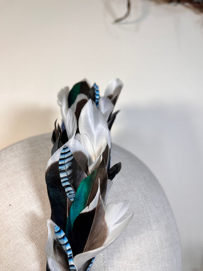 Duck Feather and Jay Velvet Alice Band
