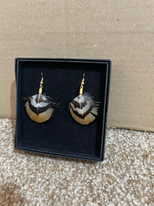 Reeves Pheasant Earrings - Sample