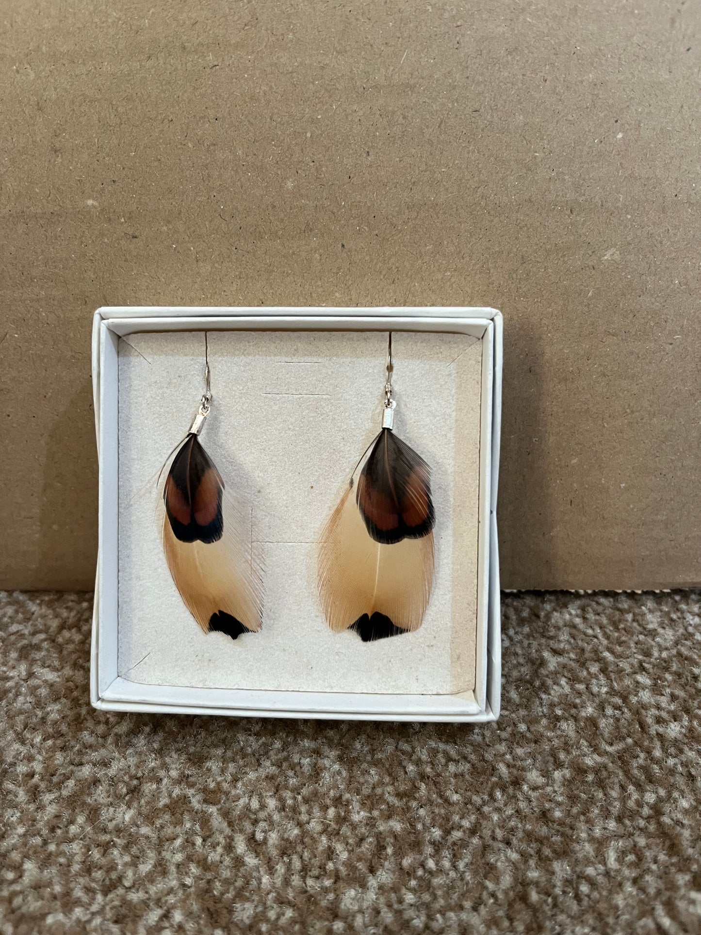Pheasant Earrings - Sample