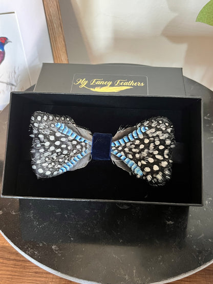 The Balmoral - Luxury Feather Bow Tie
