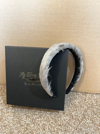 Matilda - Duck Feather Alice Band - Sample