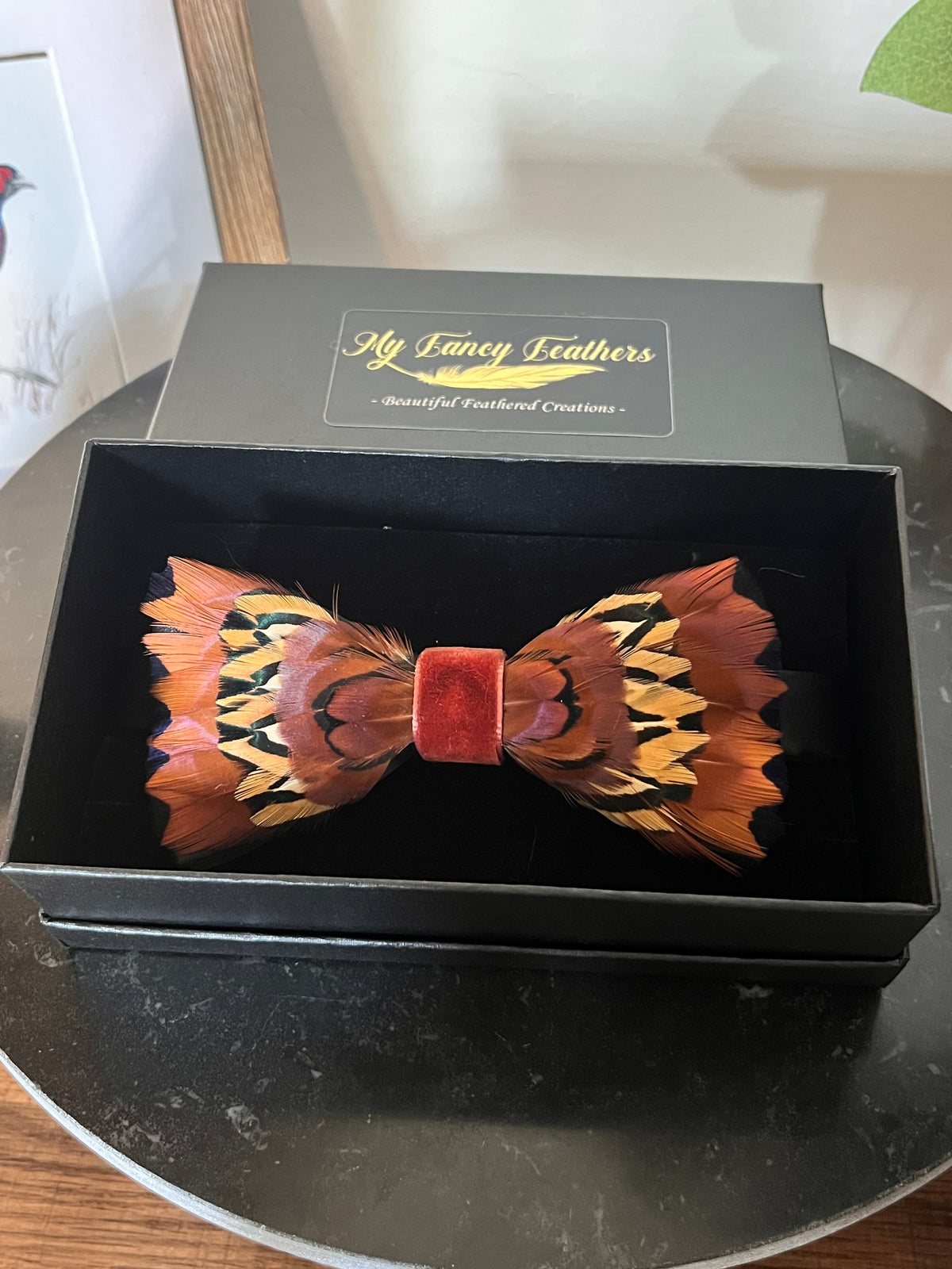 The Balmoral - Luxury Feather Bow Tie