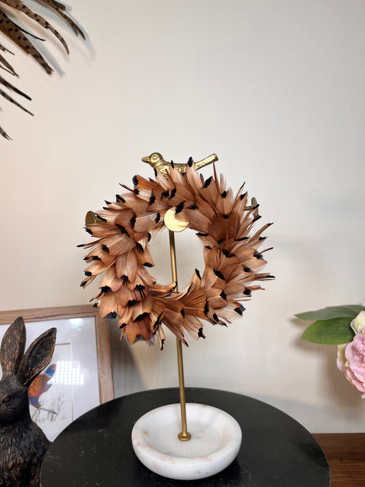 Small Feather Wreath