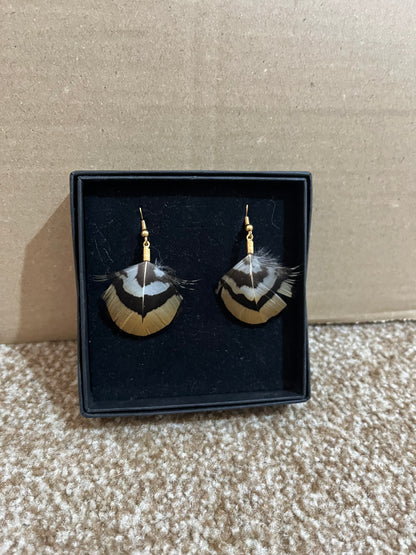 Reeves Pheasant Earrings - Sample