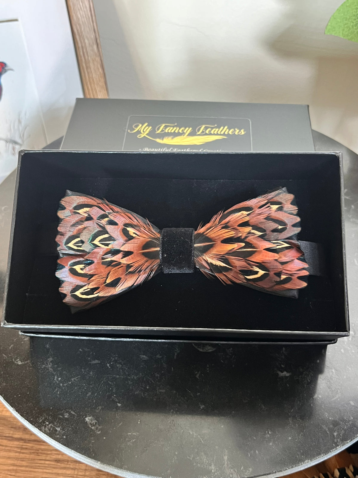 The Balmoral - Luxury Feather Bow Tie
