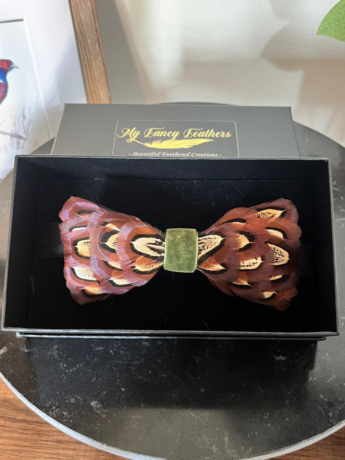 The Balmoral - Luxury Feather Bow Tie
