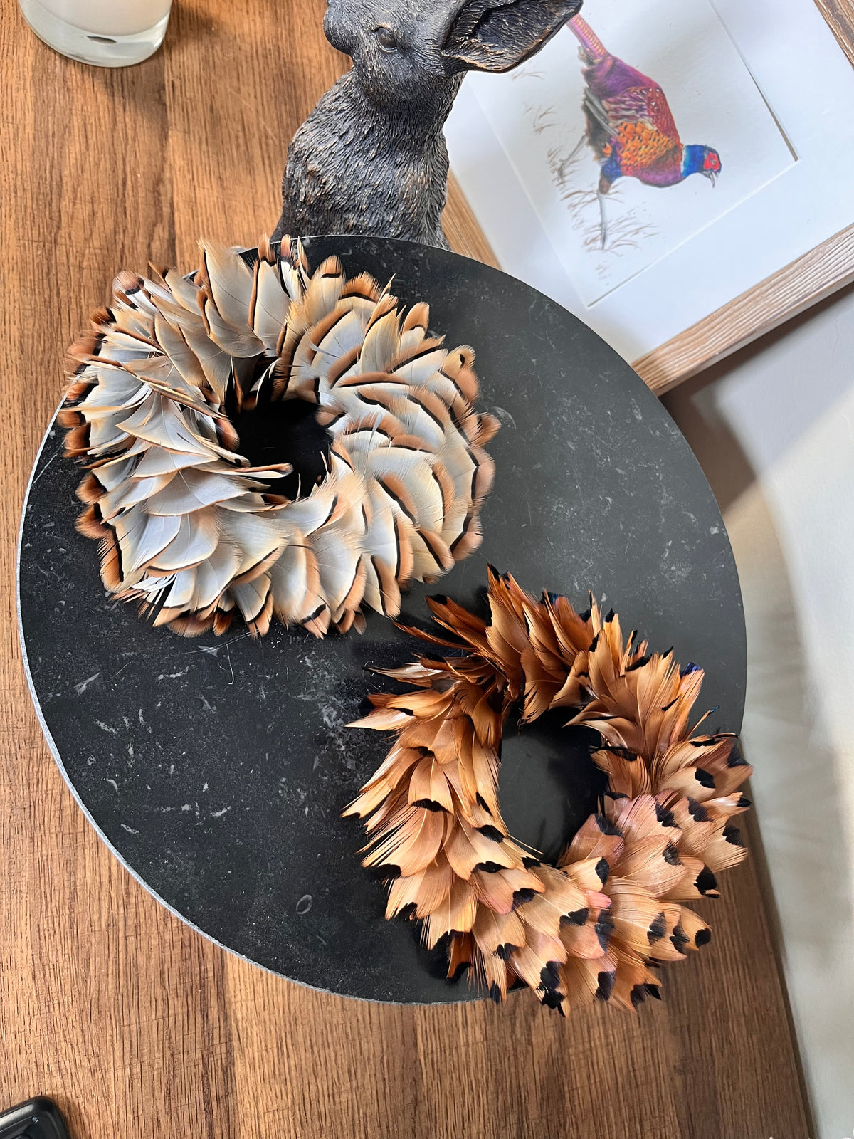 Small Feather Wreath