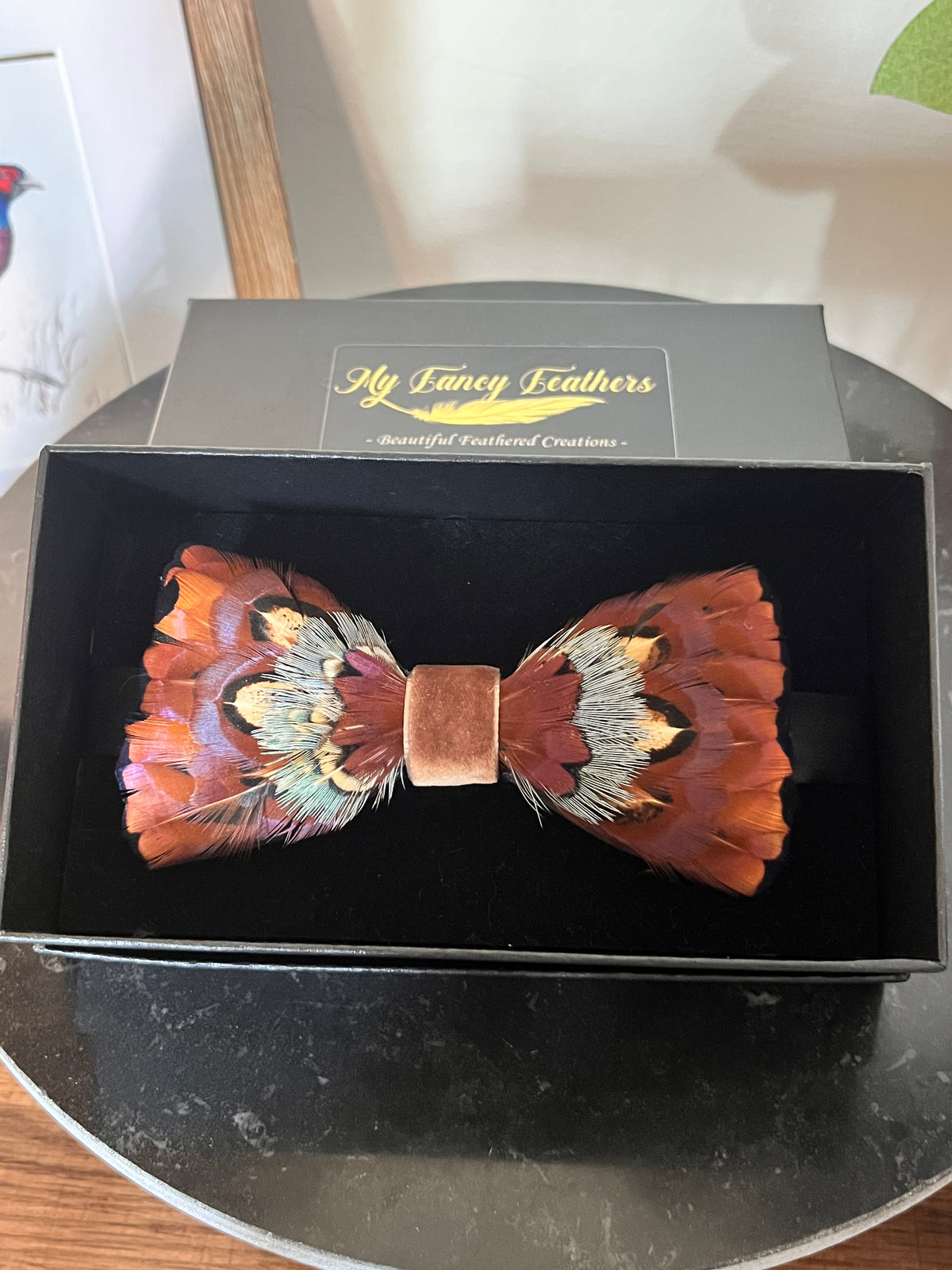 The Balmoral - Luxury Feather Bow Tie