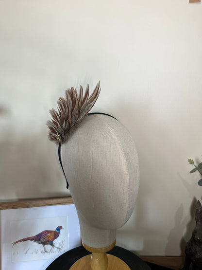 Pheasant Feather Fascinator