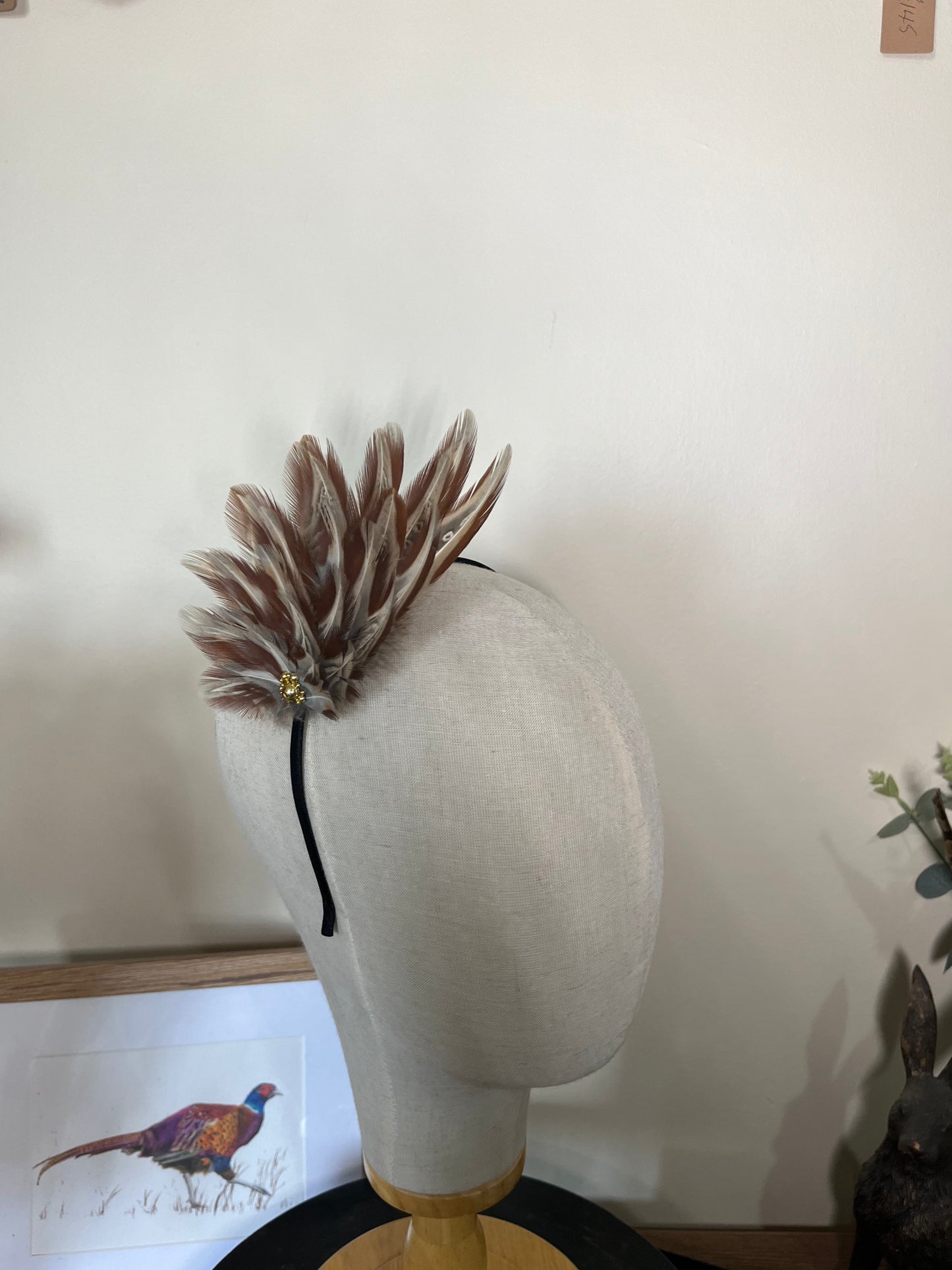 Pheasant Feather Fascinator