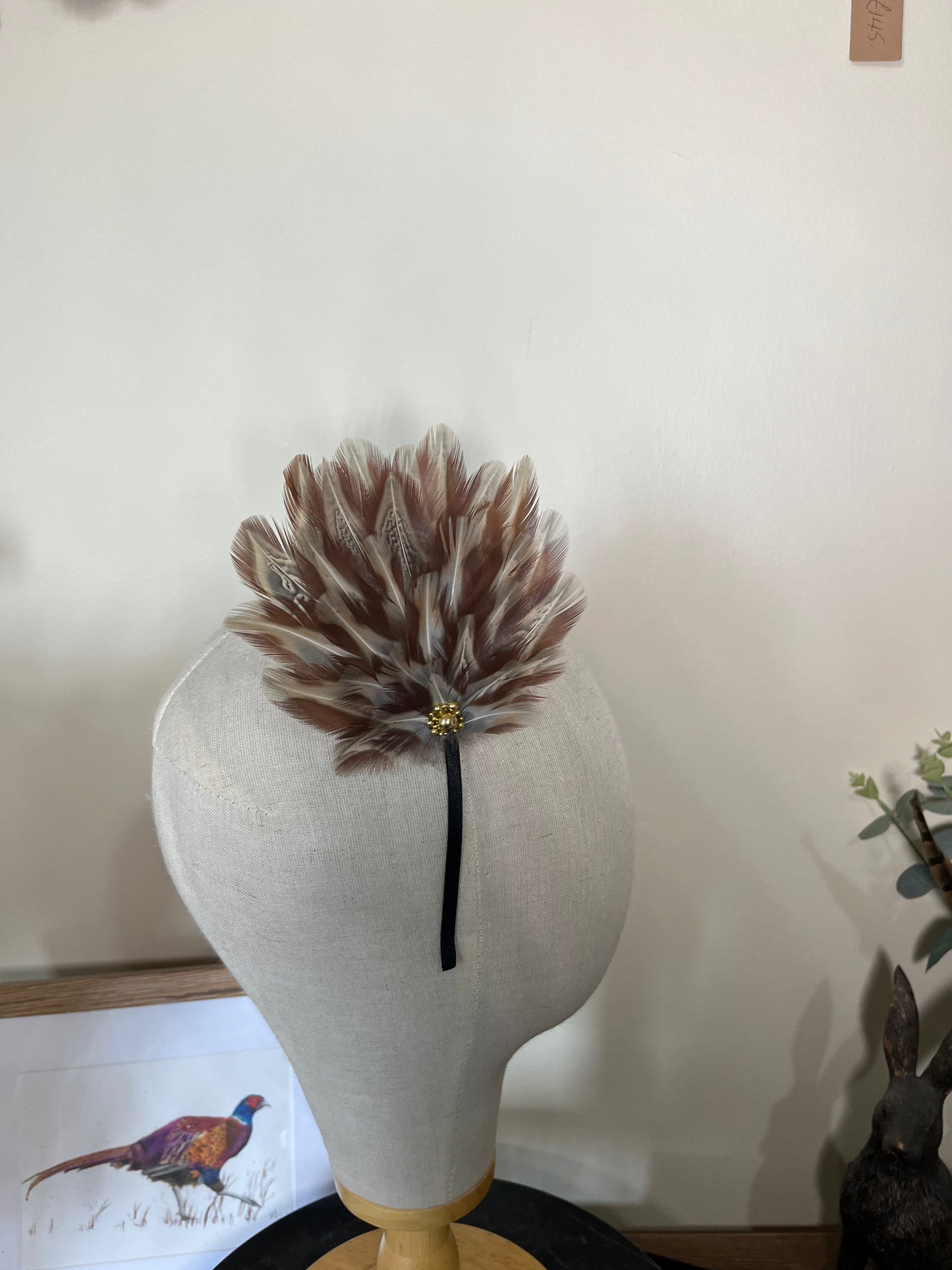 Pheasant Feather Fascinator
