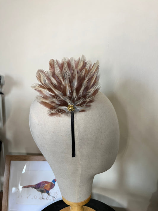 Pheasant Feather Fascinator