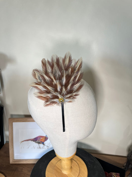 Pheasant Feather Fascinator