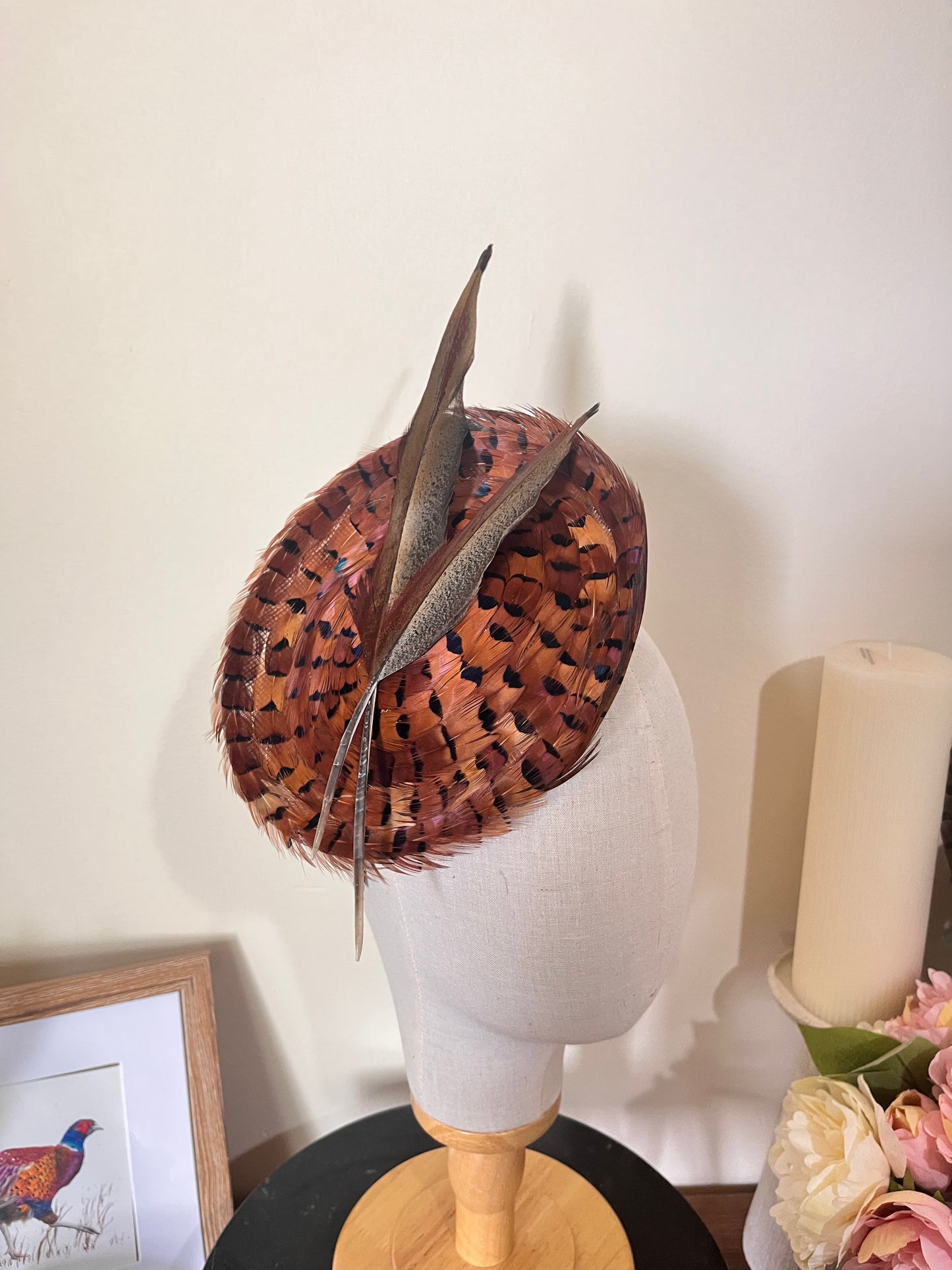 Pheasant Feather Fascinator