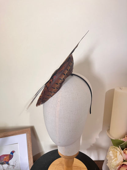 Pheasant Feather Fascinator