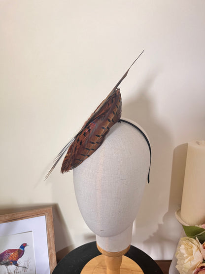 Pheasant Feather Fascinator