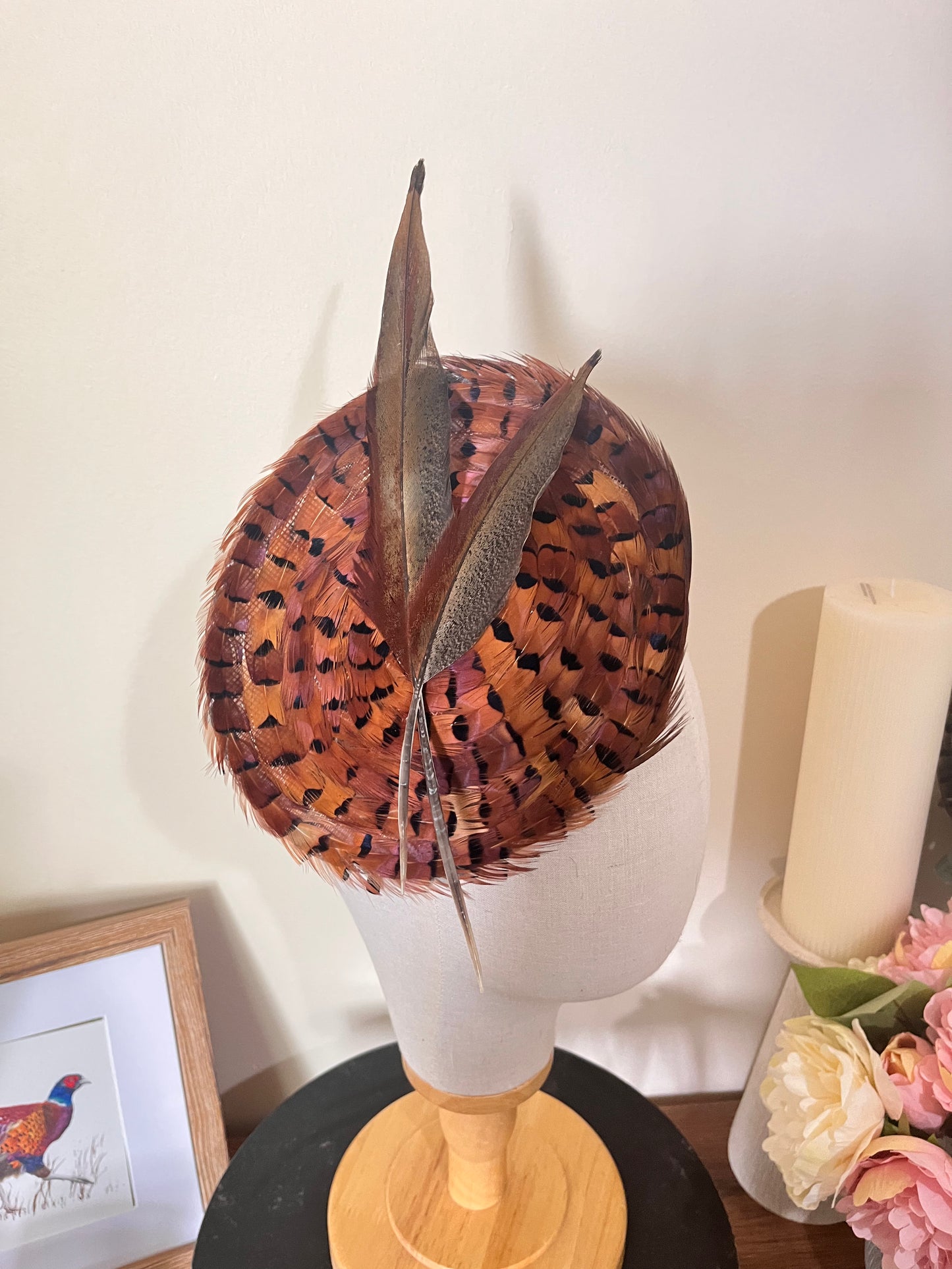 Pheasant Feather Fascinator