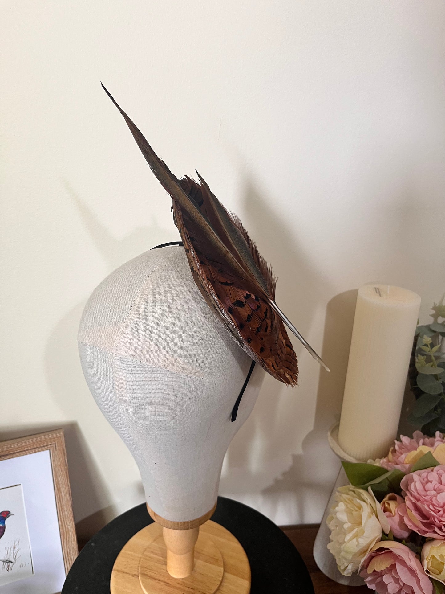 Pheasant Feather Fascinator