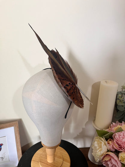 Pheasant Feather Fascinator