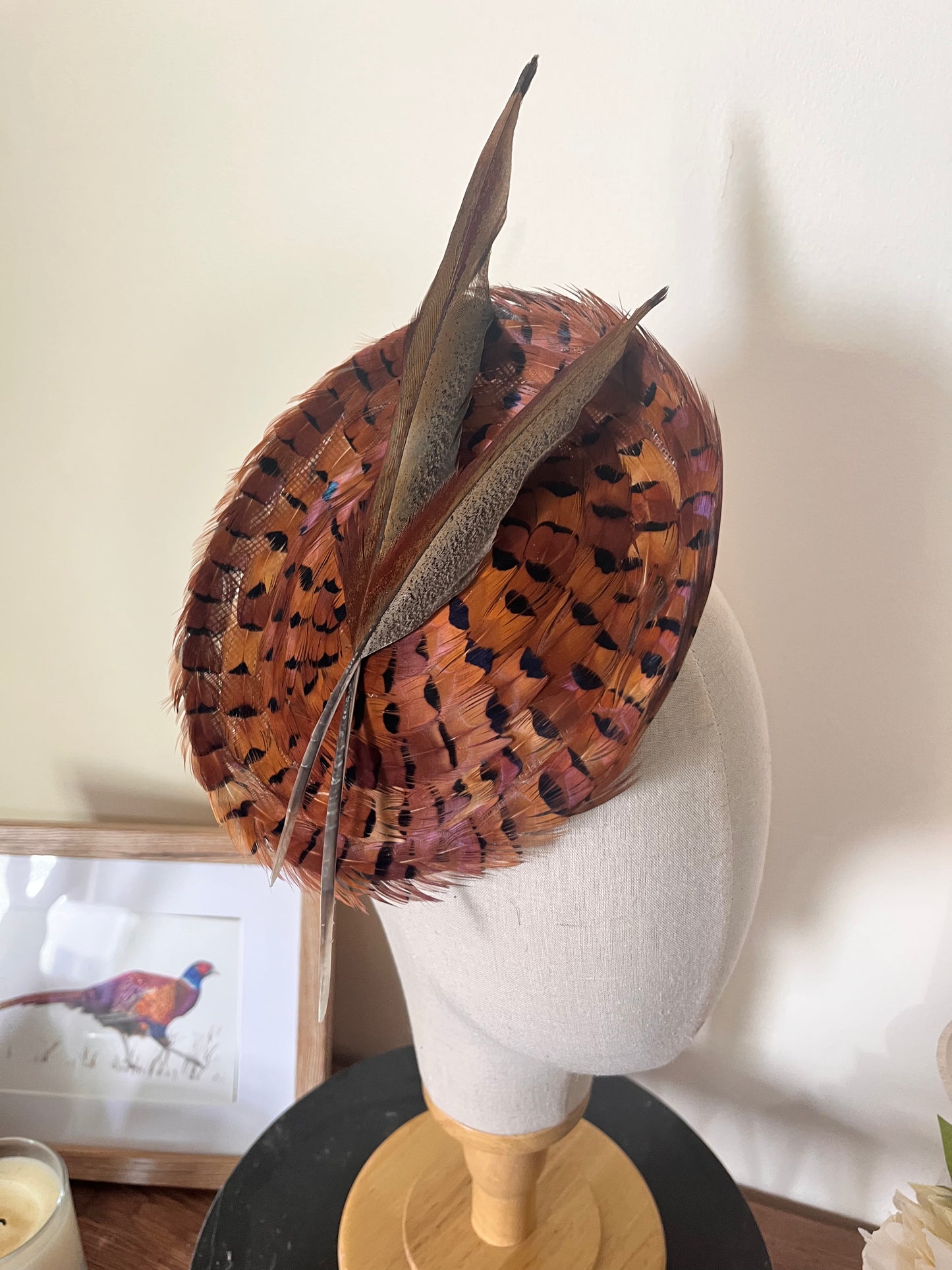 Pheasant Feather Fascinator