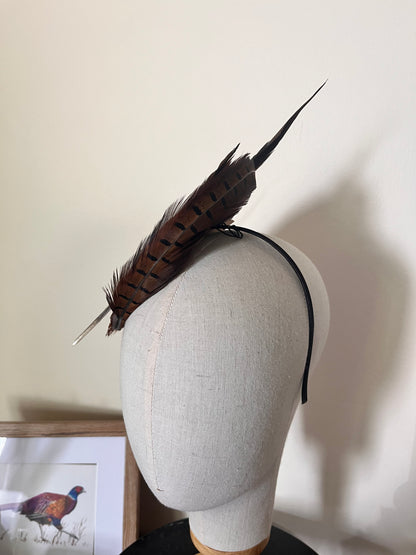 Pheasant Feather Fascinator