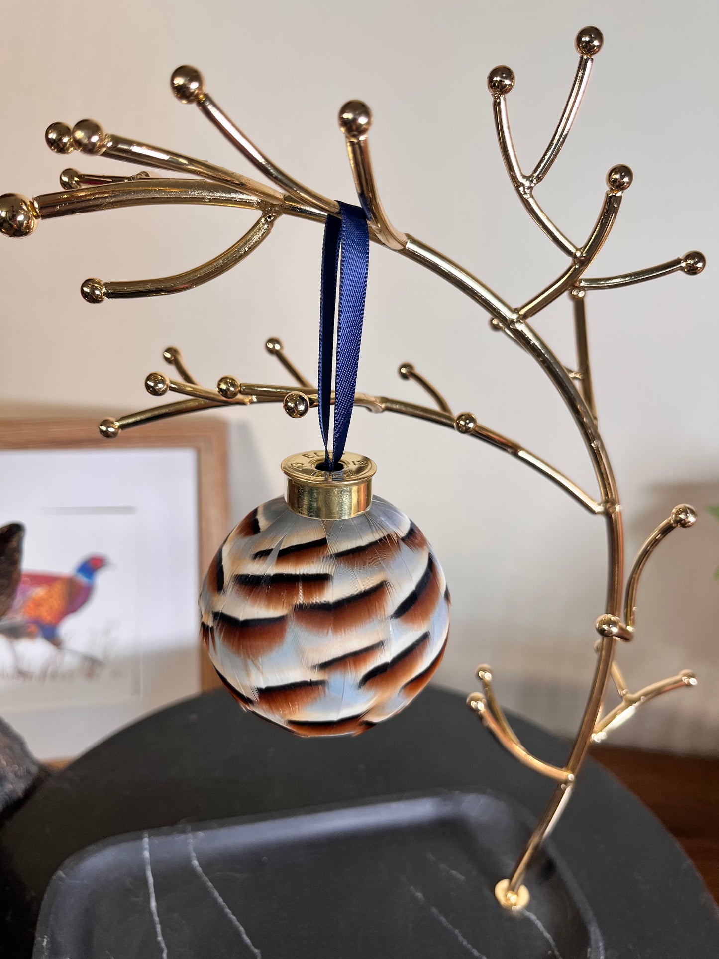 Partridge Feather Bauble