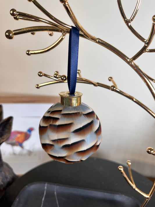 Partridge Feather Bauble