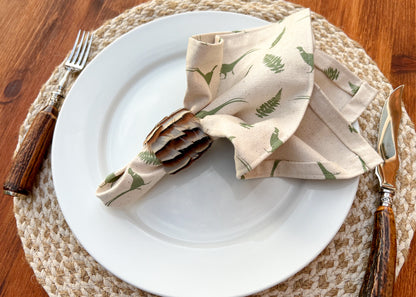 The Bowhill, Luxury Feather Napkin Rings