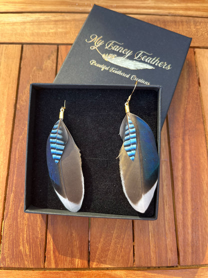 The Elizabeth, Feather Earrings