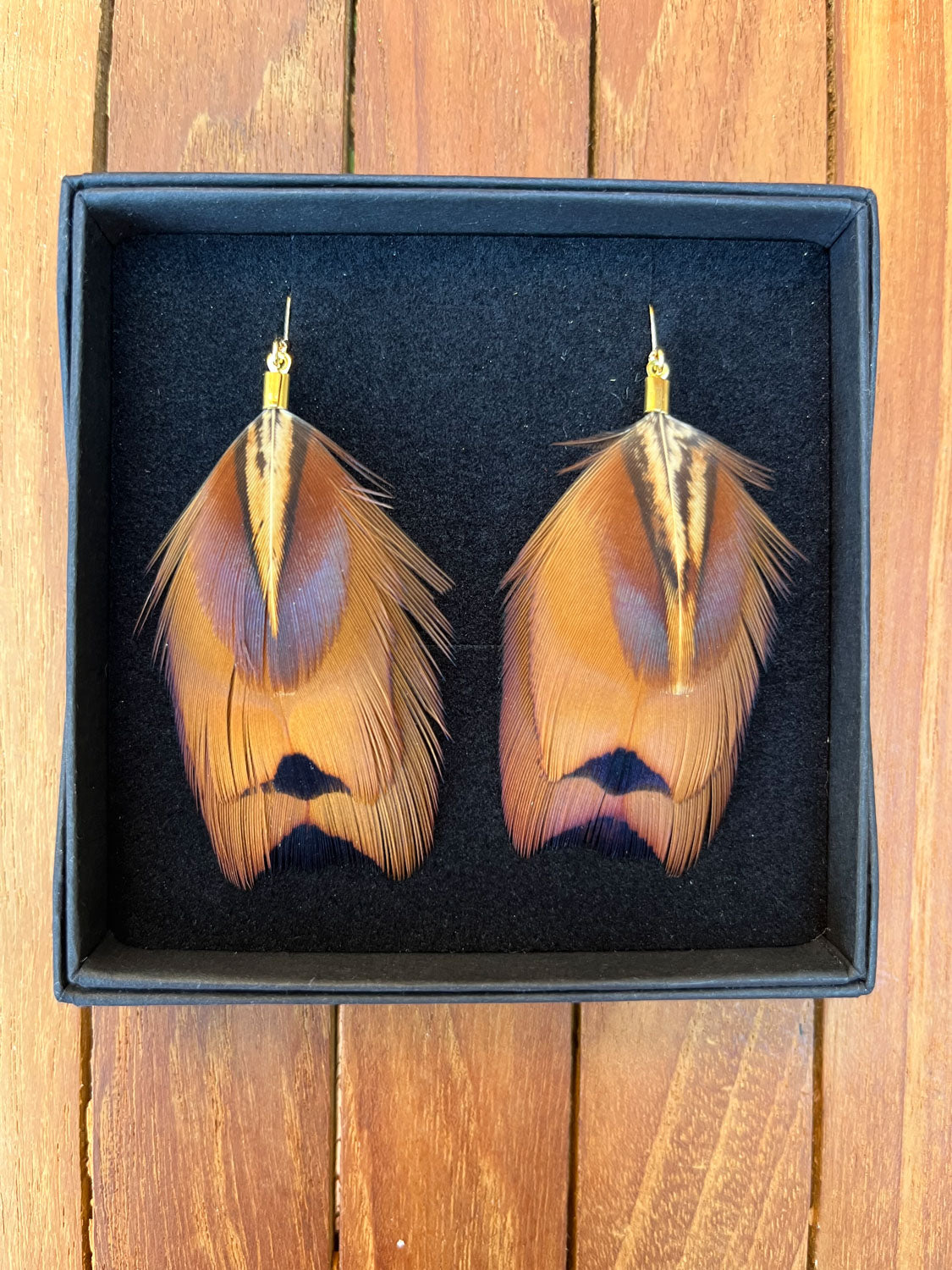 The Elizabeth, Feather Earrings