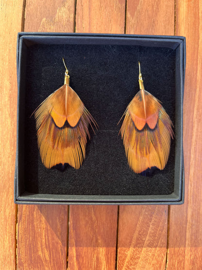 The Elizabeth, Feather Earrings