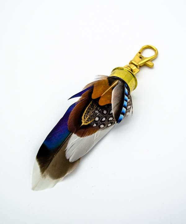 My Fancy Feathers Boot Tassel with mixed feathers