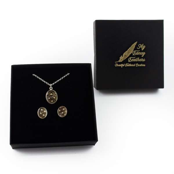 Guinea Fowl Jewellery Set