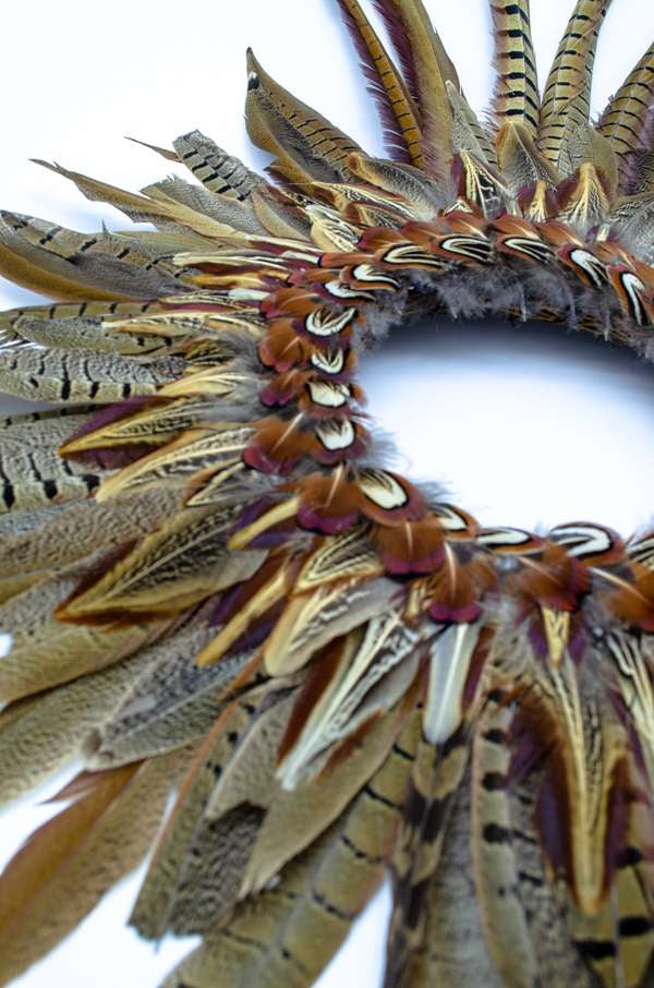 My Fancy Feathers Wreath